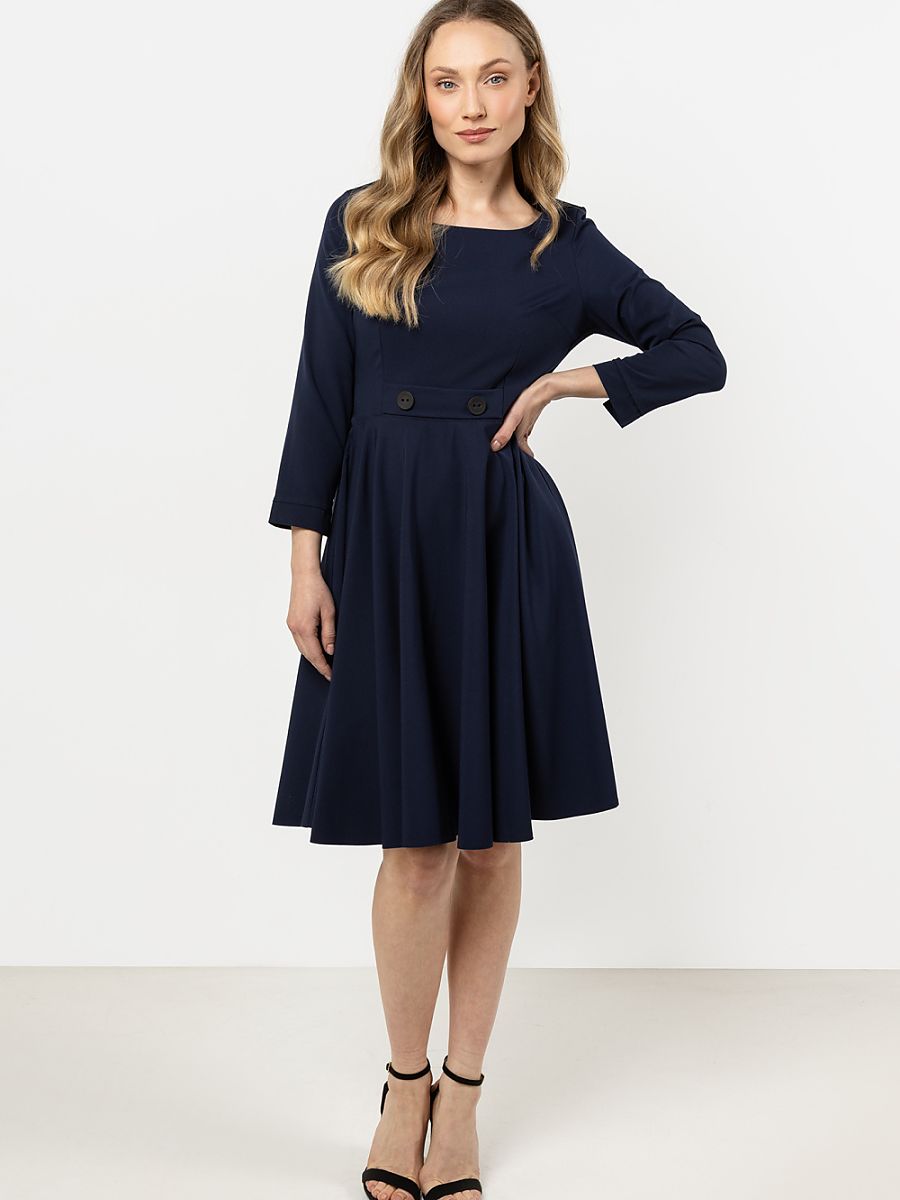 awama Alltagskleid – marineblau