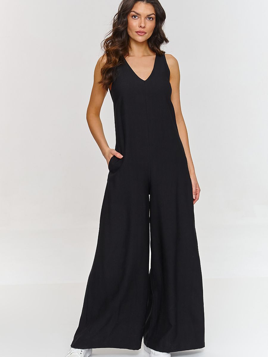 Makadamia Overall – schwarz