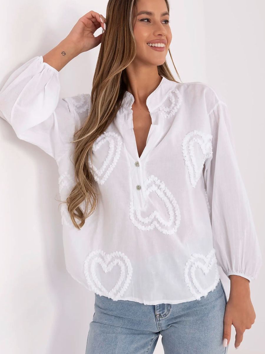 Och Bella Bluse – weiß