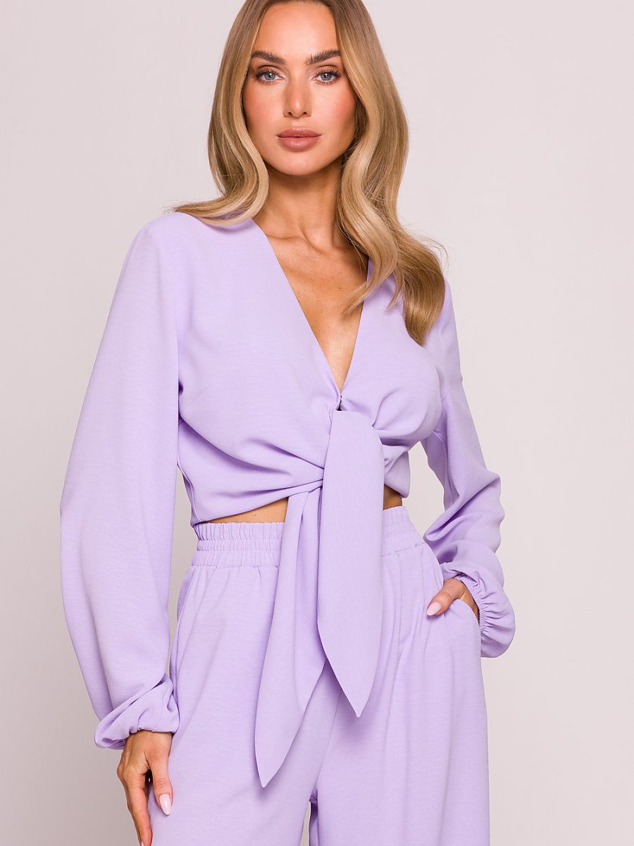 Moe Bluse – violett
