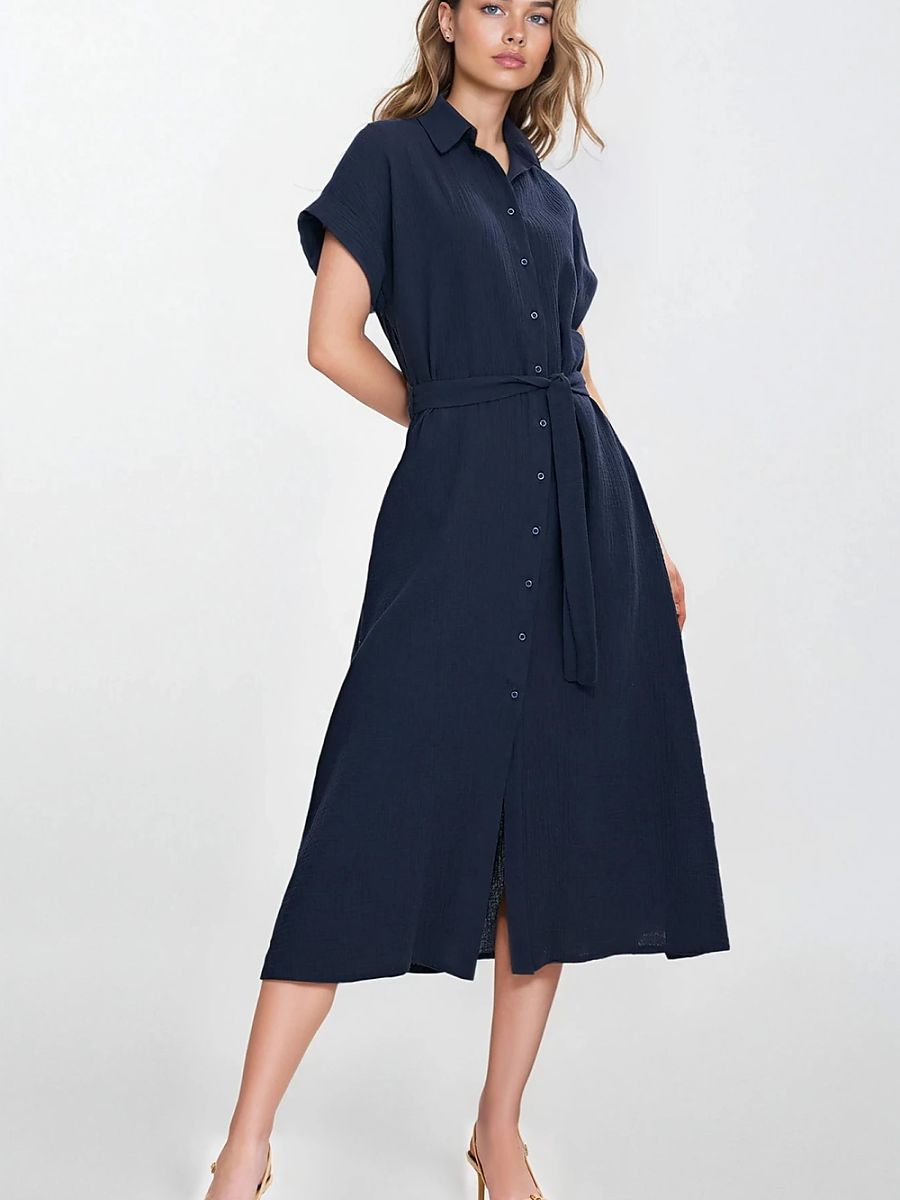 Nife Alltagskleid – marineblau