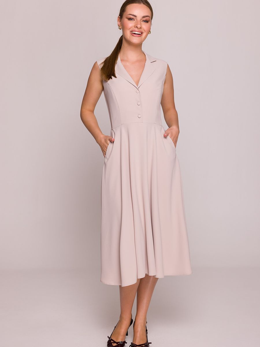Stylove Cocktailkleid – beige