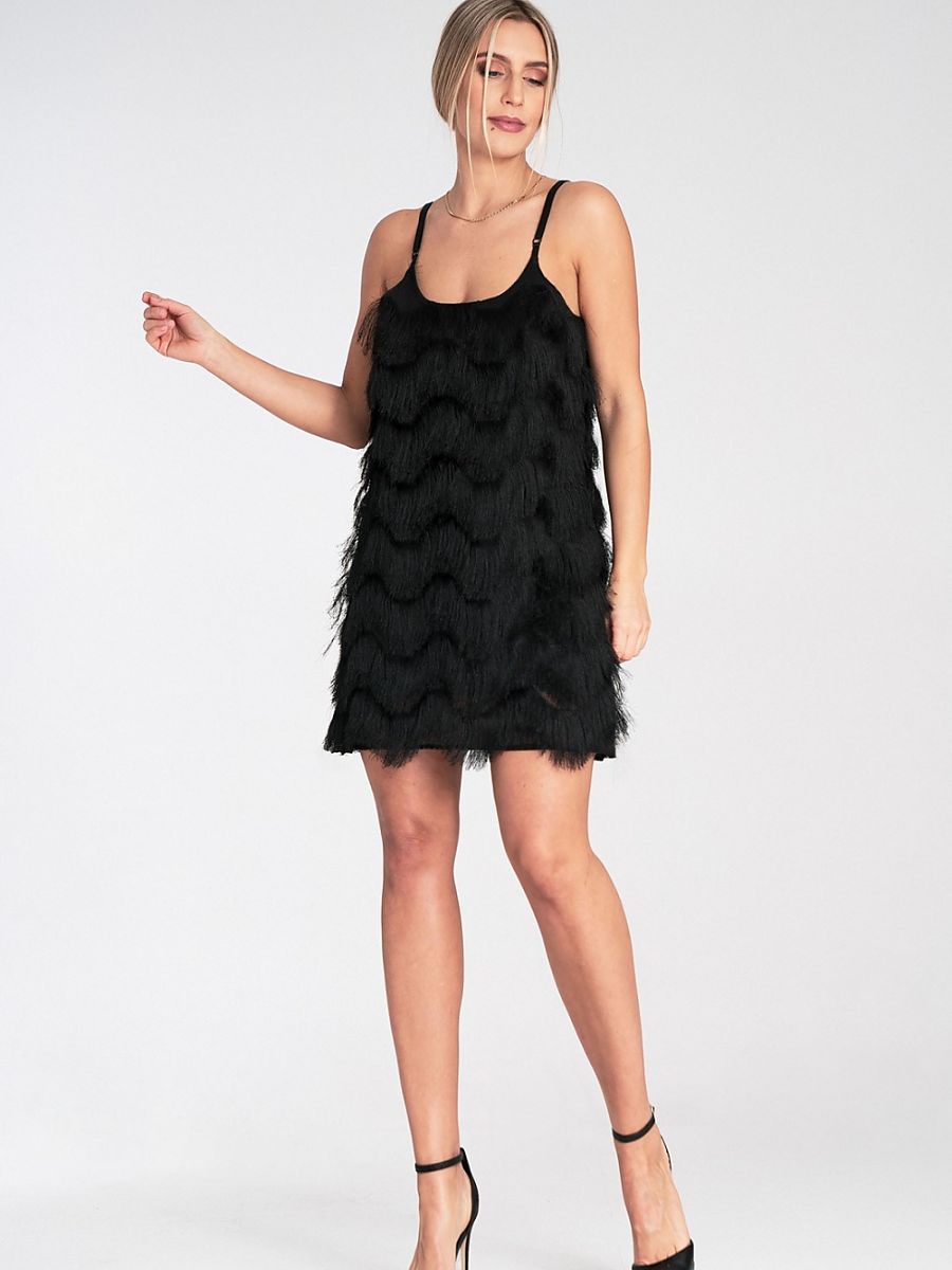 Figl Abendkleid – schwarz
