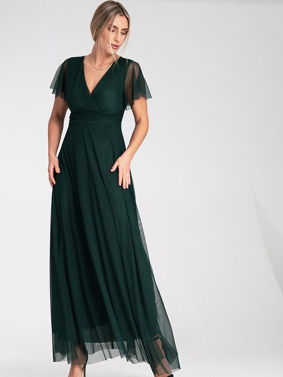 Figl Langes Kleid – grün