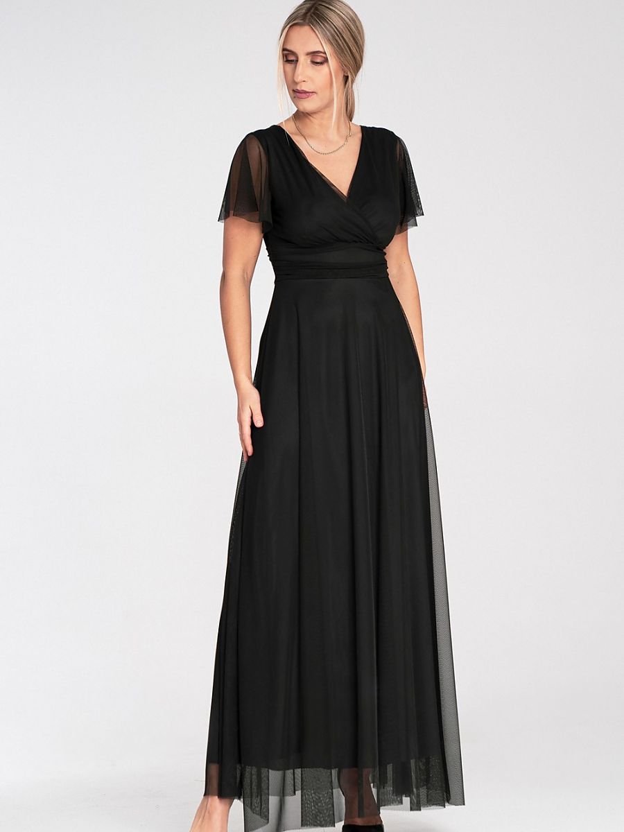 Figl Langes Kleid – schwarz