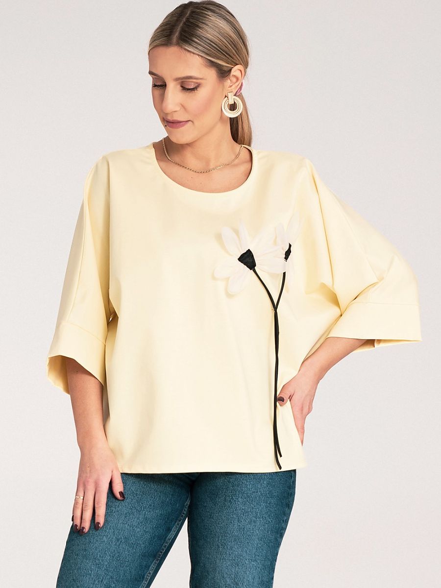 Figl Bluse – gelb