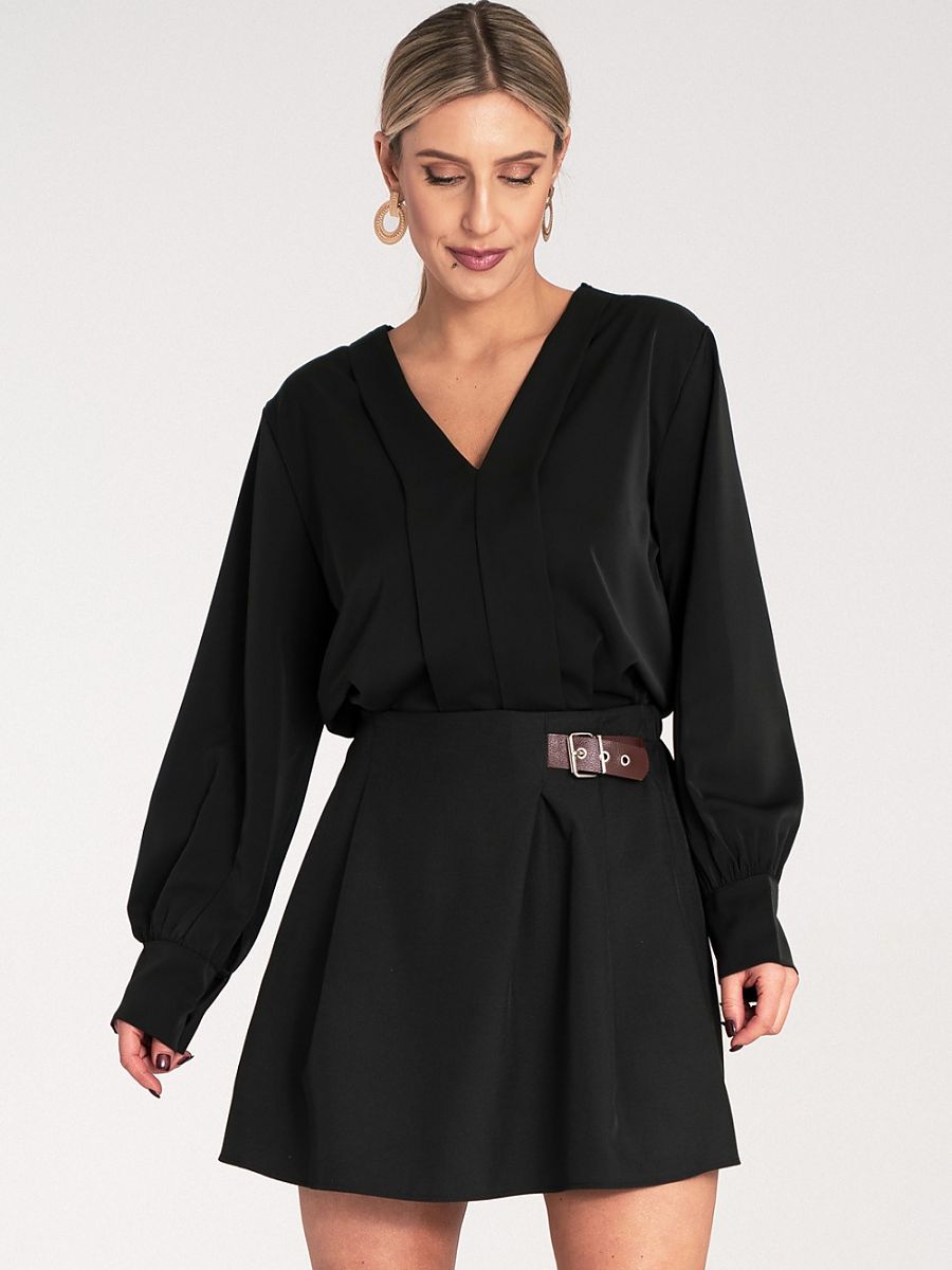 Figl Bluse – schwarz