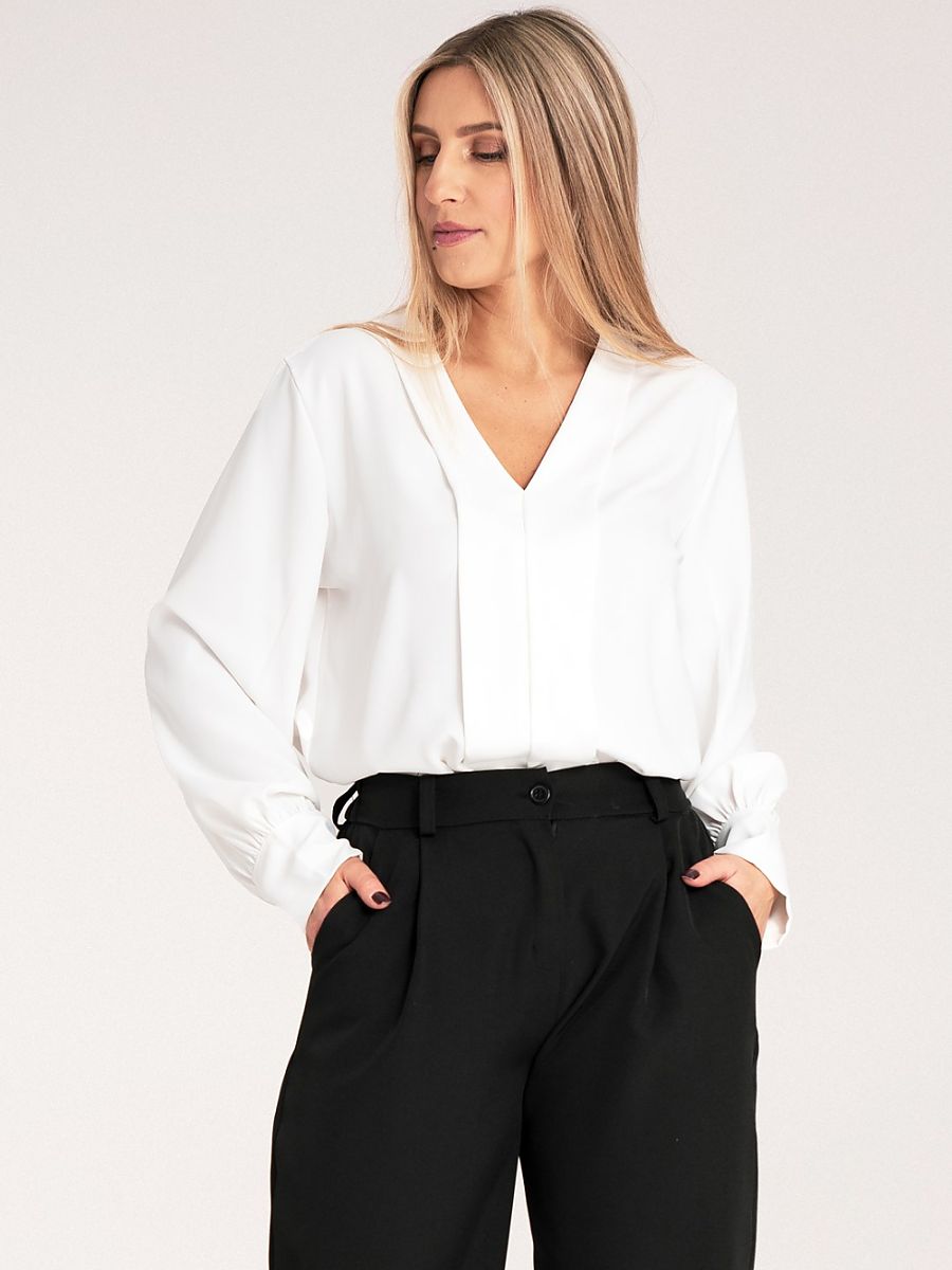 Figl Bluse – weiß