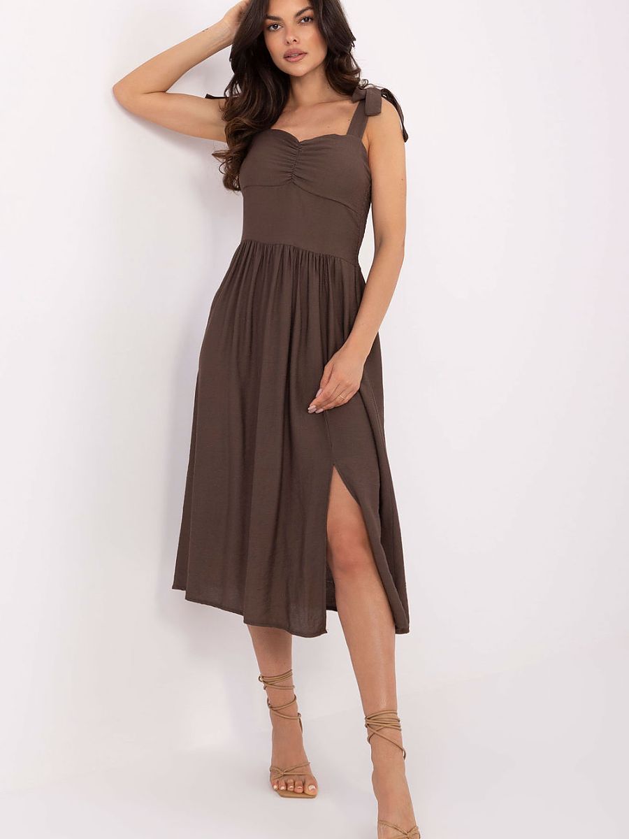Italy Moda Alltagskleid – braun