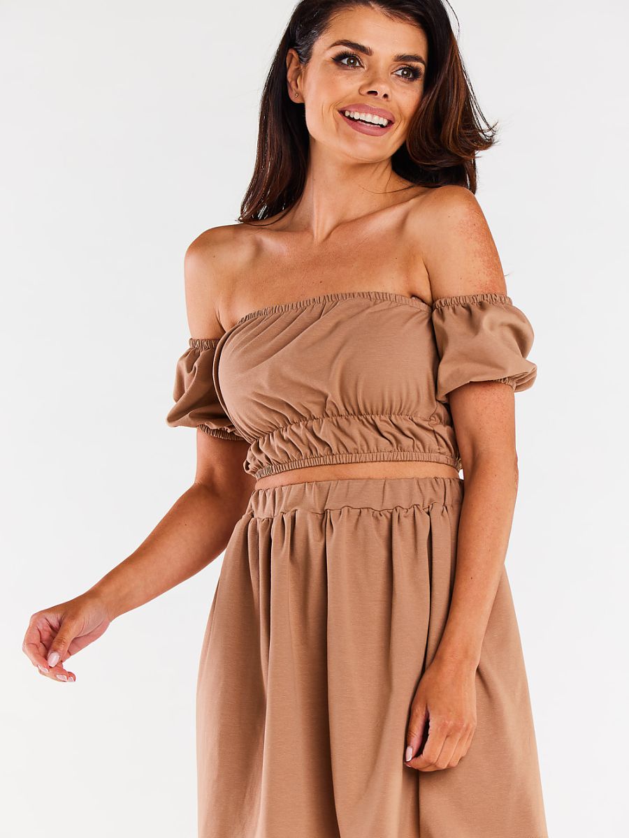 Infinite You Kurzer Rock – beige