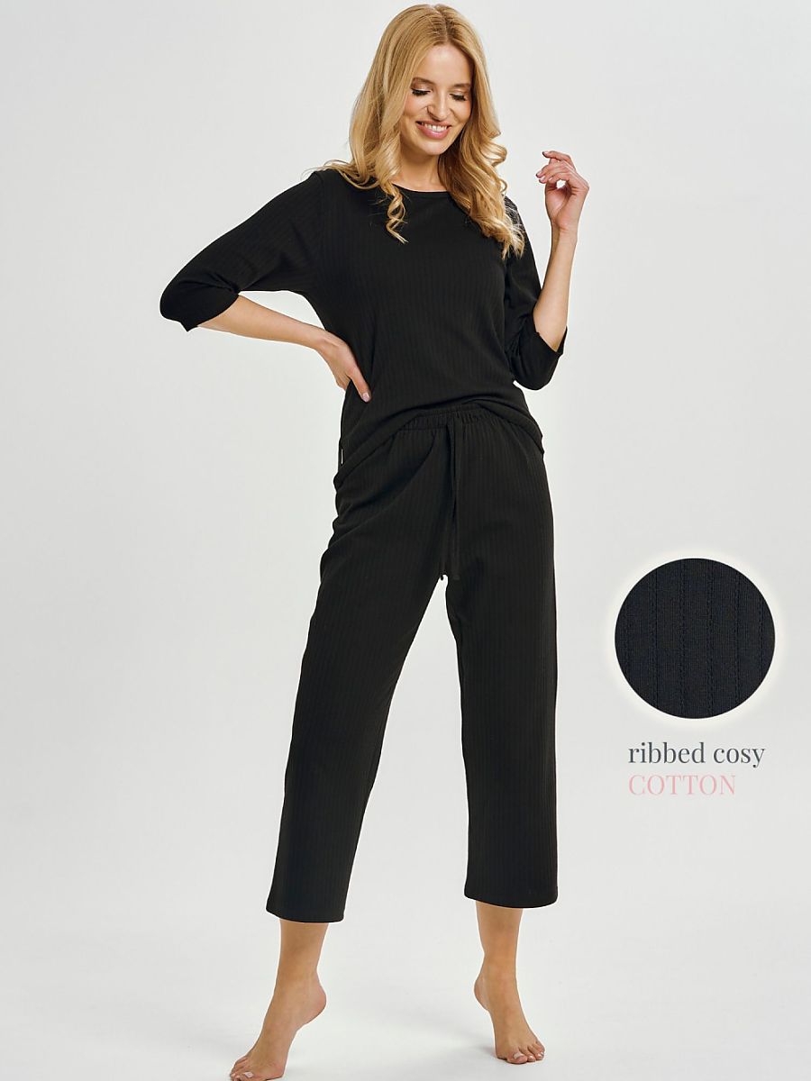 Taro Pyjama – schwarz
