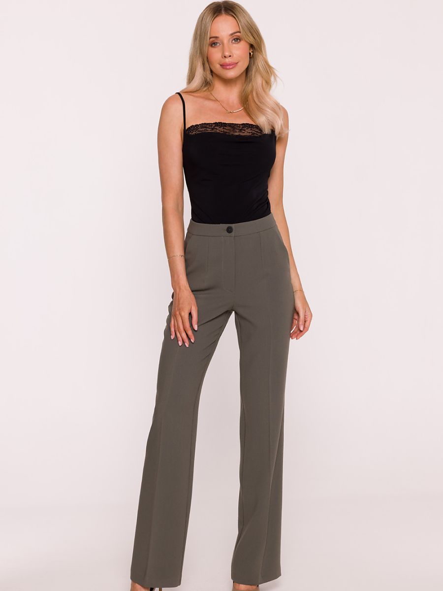 Stylove Damen Hose – grün