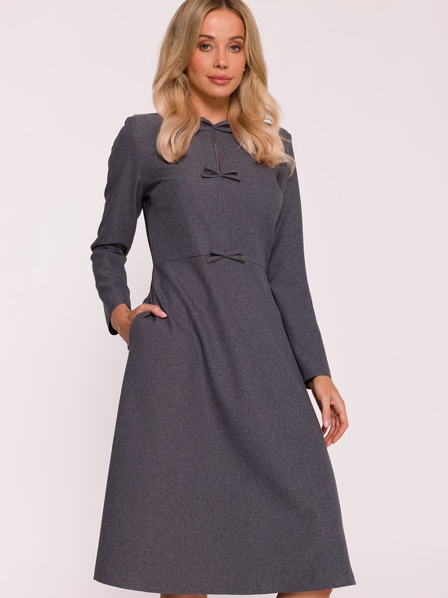 Stylove Alltagskleid – grau