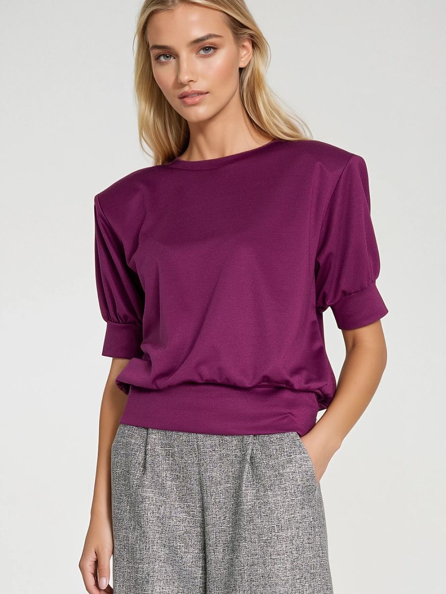 Nife Bluse – violett