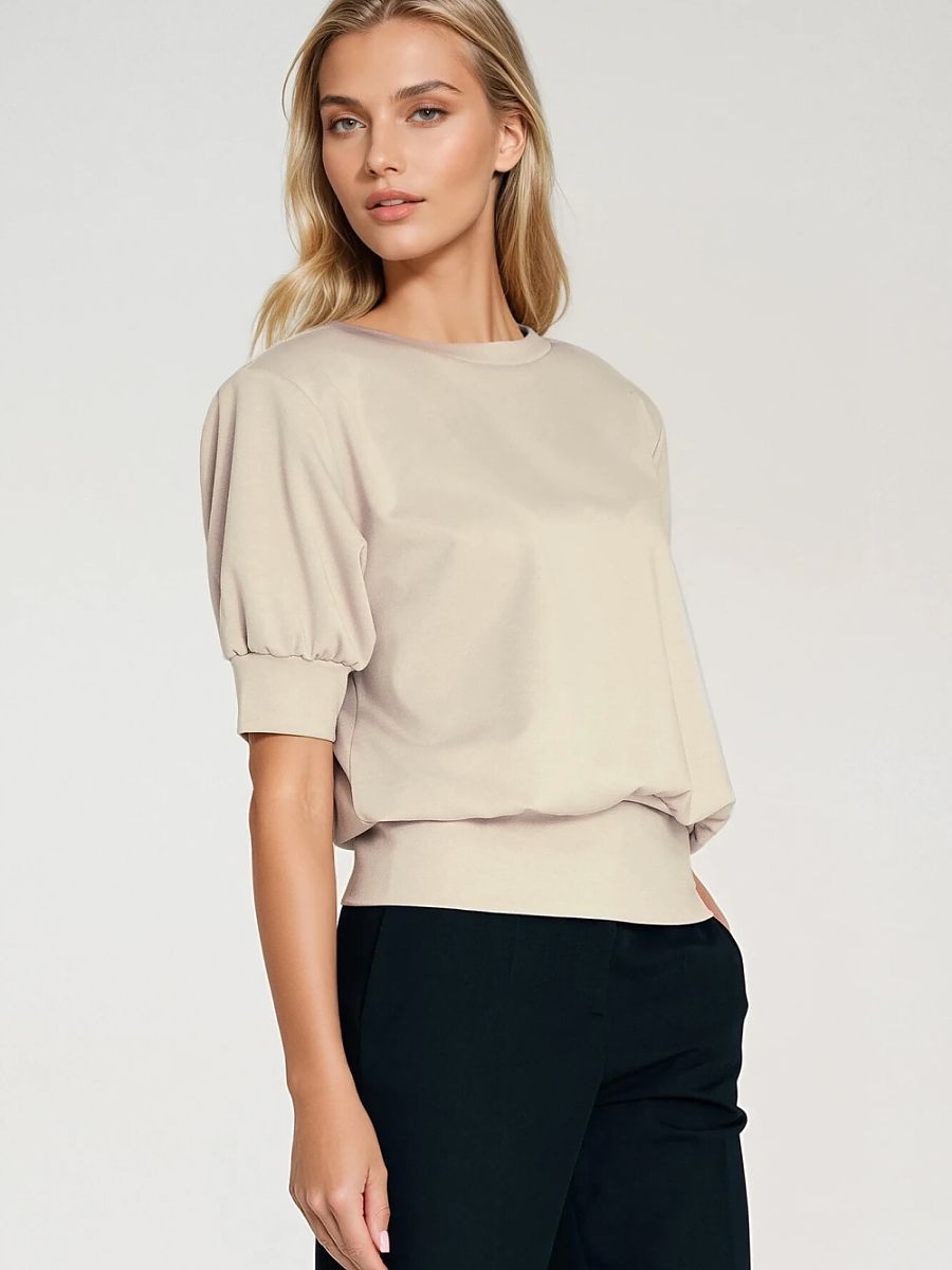 Nife Bluse – beige