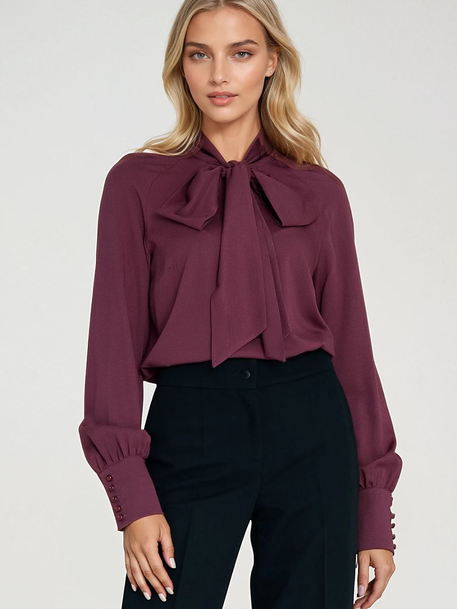 Nife Bluse – violett