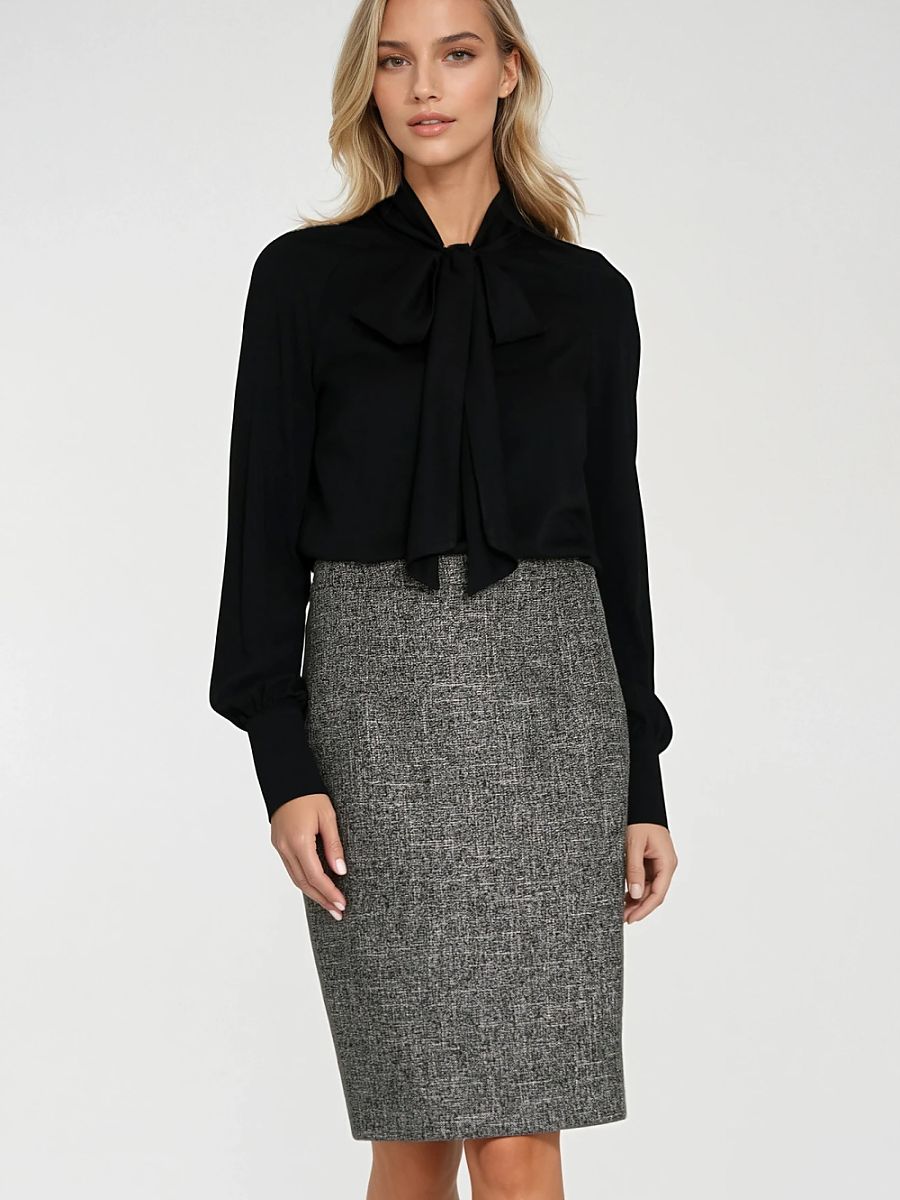 Nife Bluse – schwarz