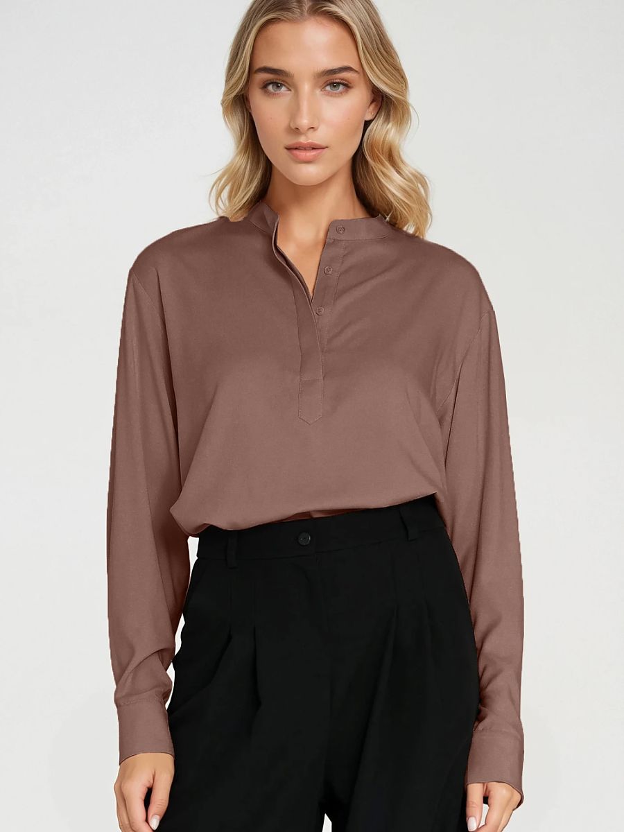 Nife Bluse – braun