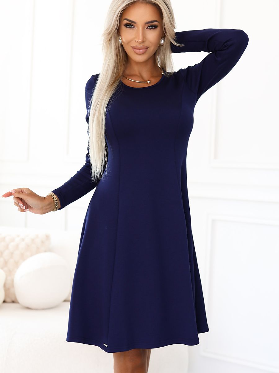 Numoco Alltagskleid – marineblau