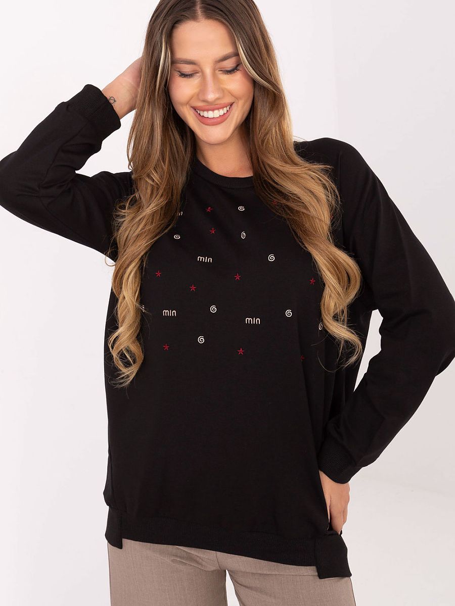 Relevance Pullover – schwarz