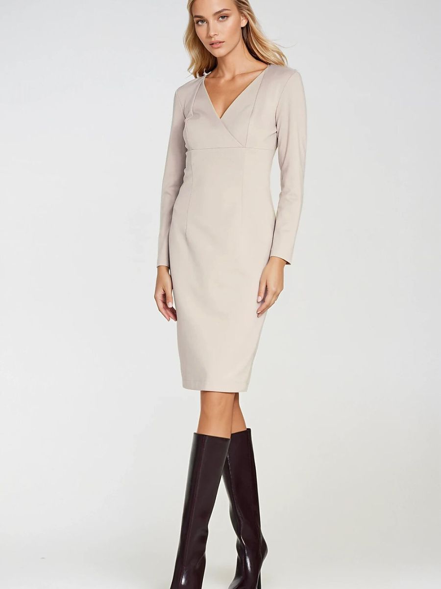 Nife Alltagskleid – beige