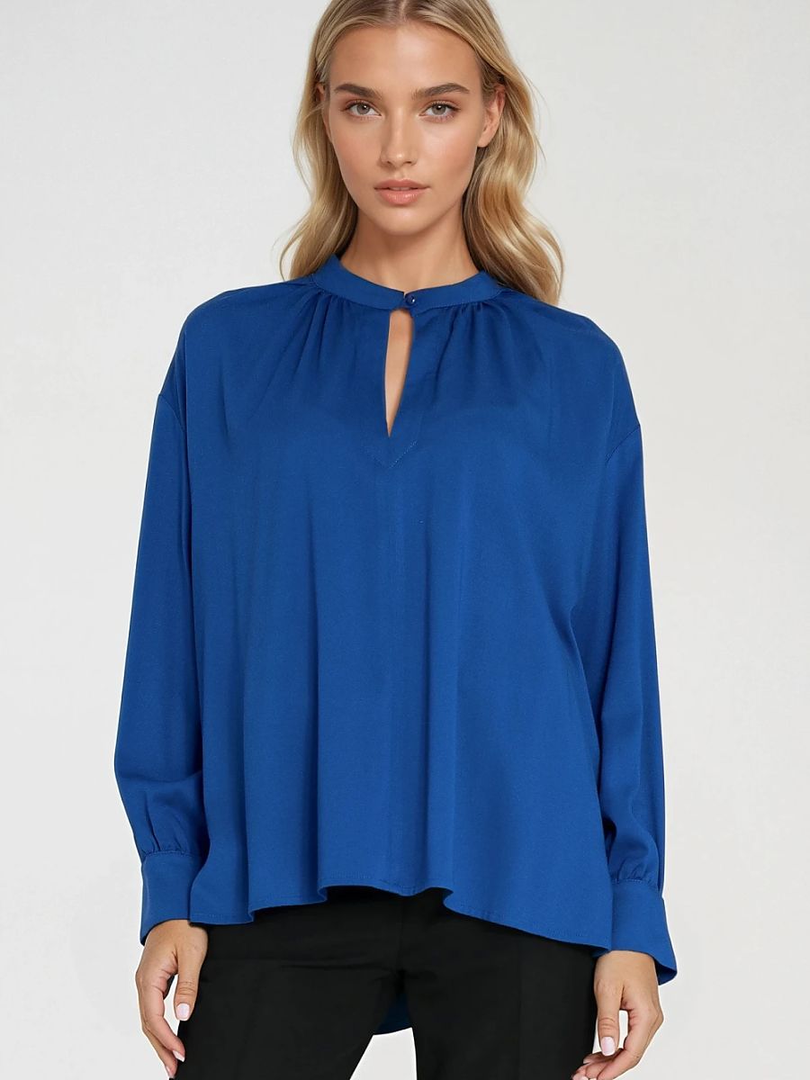 Nife Bluse – blau