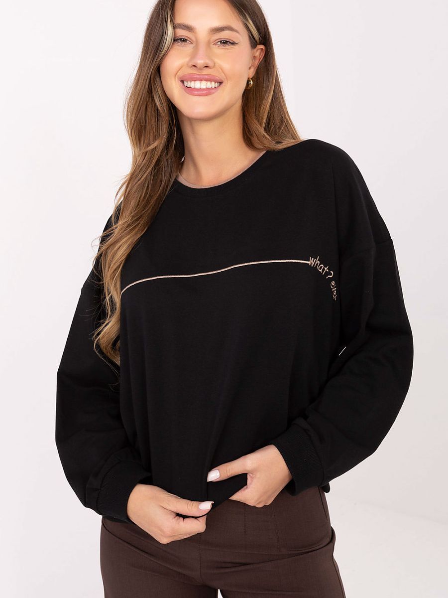 Relevance Pullover – schwarz