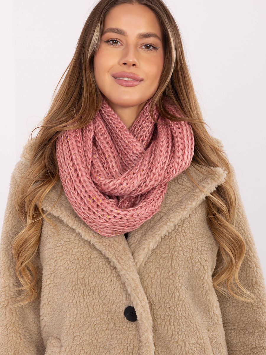 Infinity Scarf model 220377 AT - ONE-SIZE-FITS-ALL - Pink