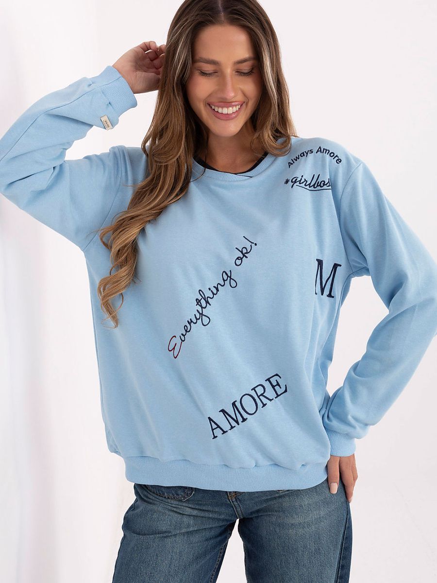 Relevance Pullover – blau