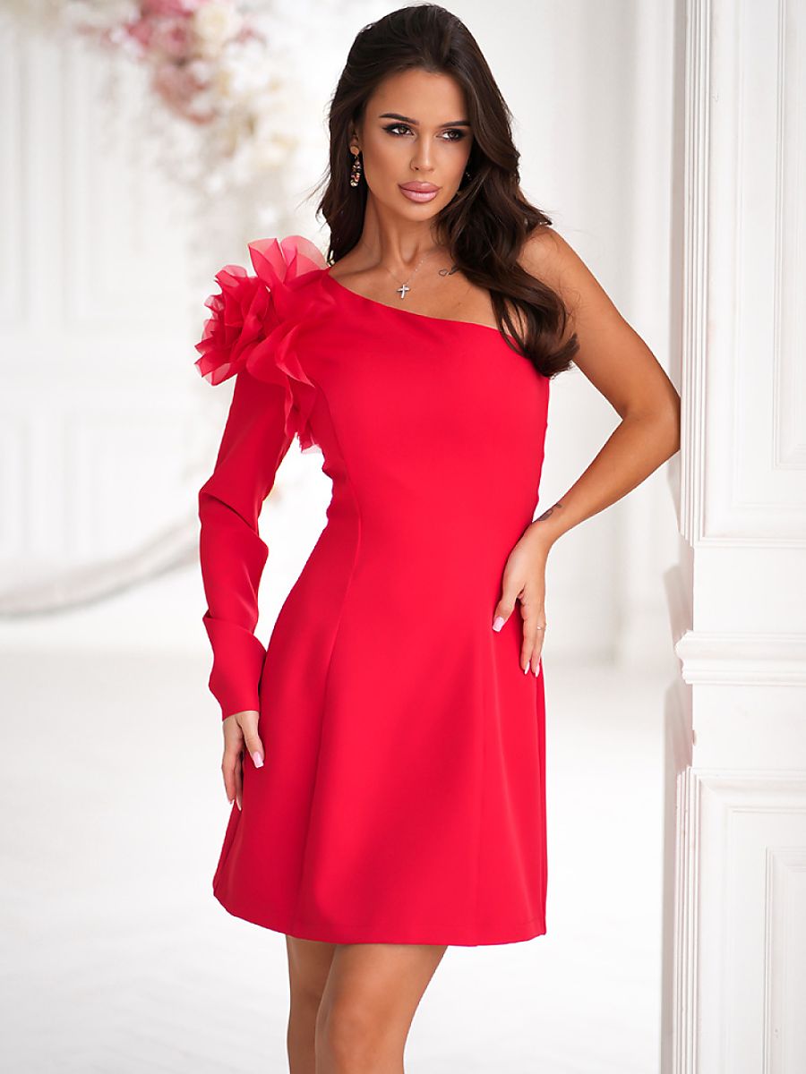 Bicotone Abendkleid – rot