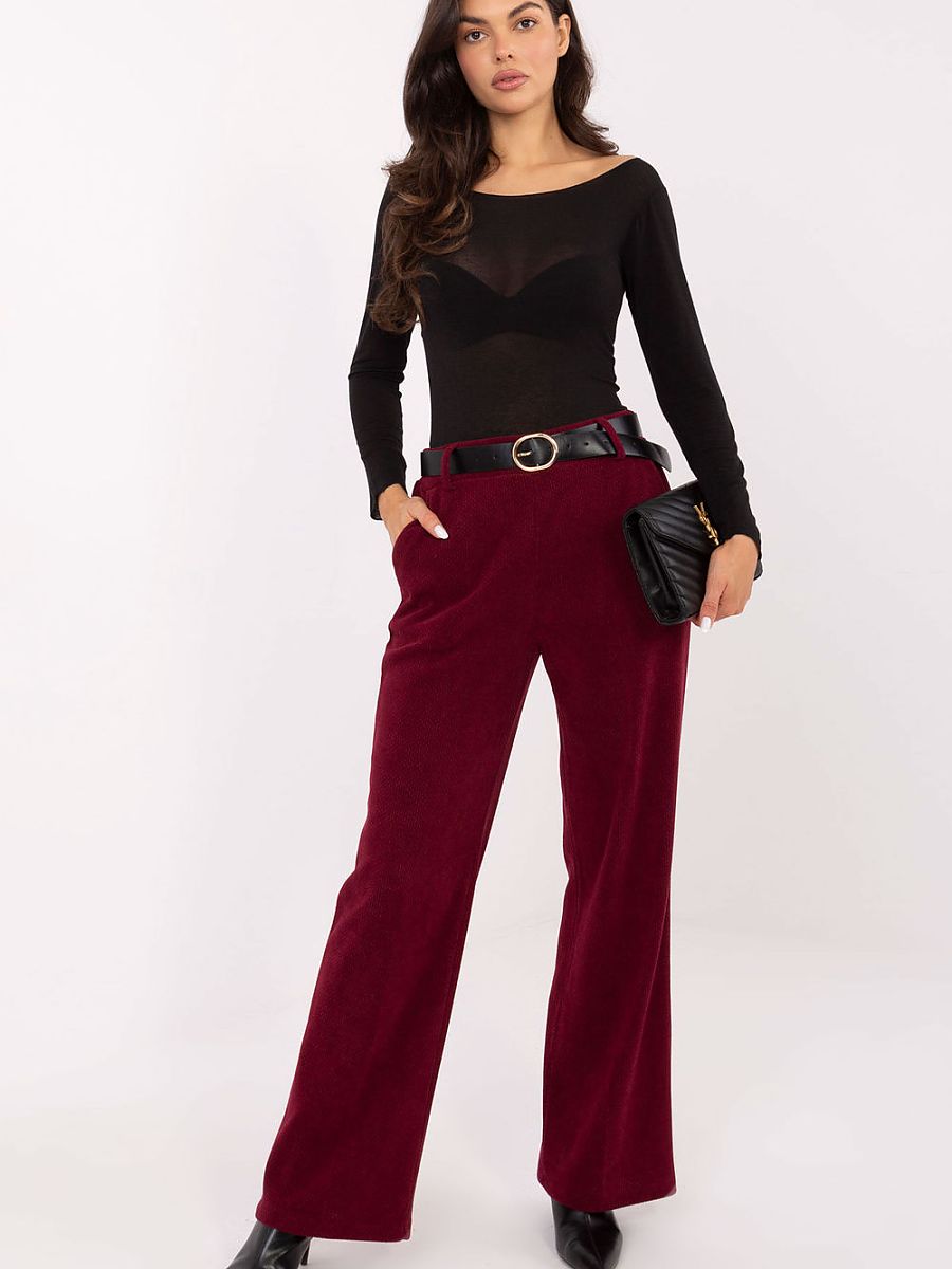 Italy Moda Cordhosen – rot