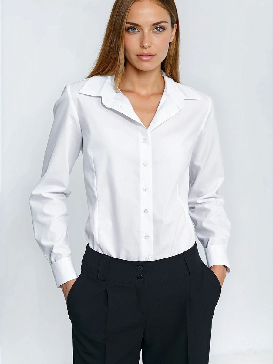 Tailored Cotton-Blend Shirt