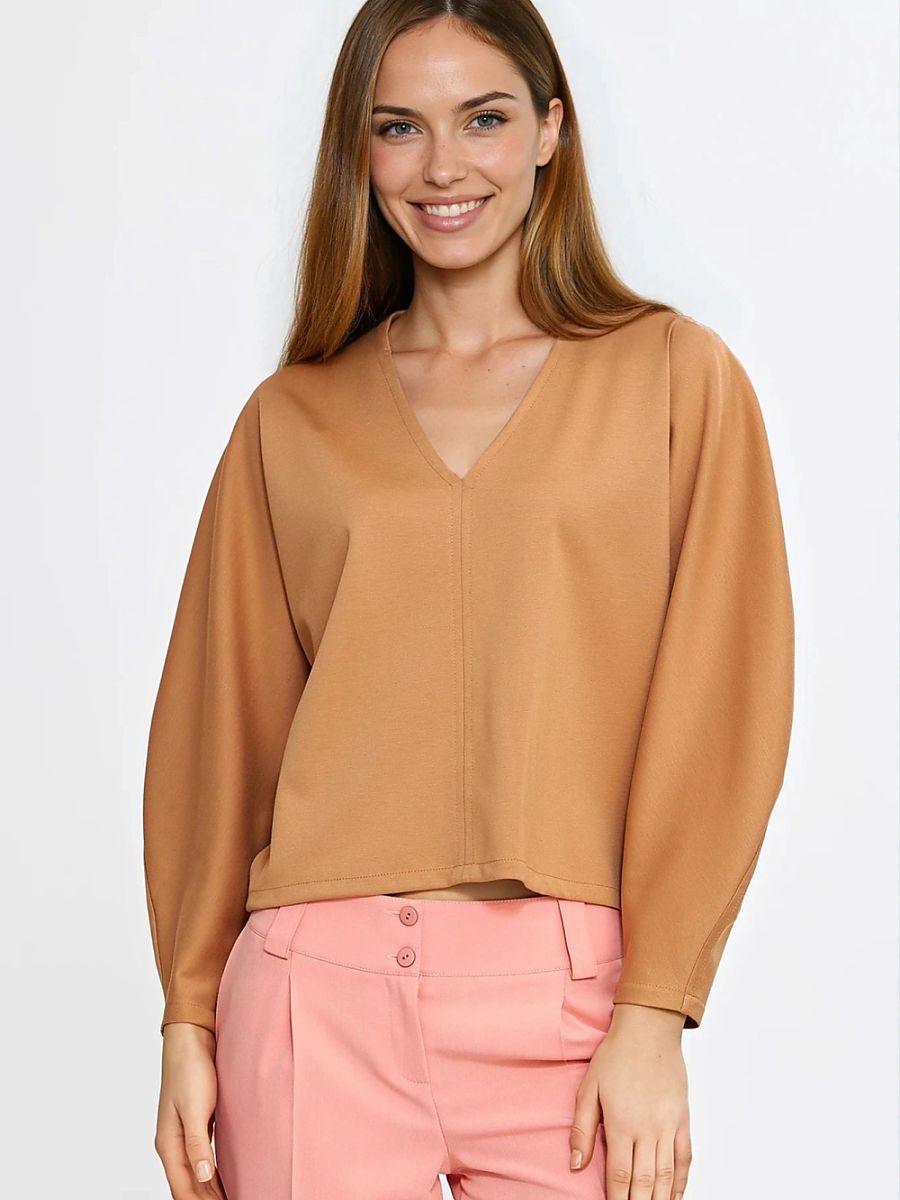 Nife Bluse – braun