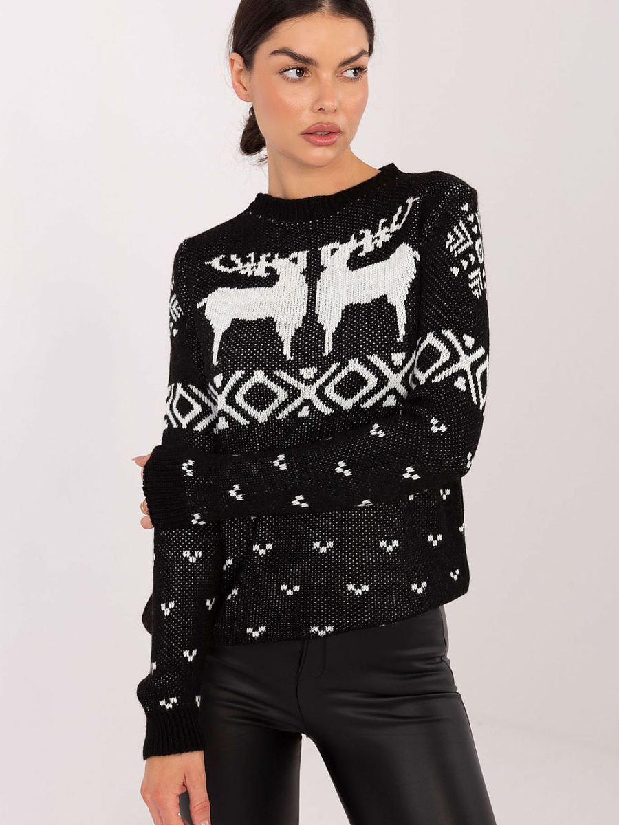 Italy Moda Pullover – schwarz