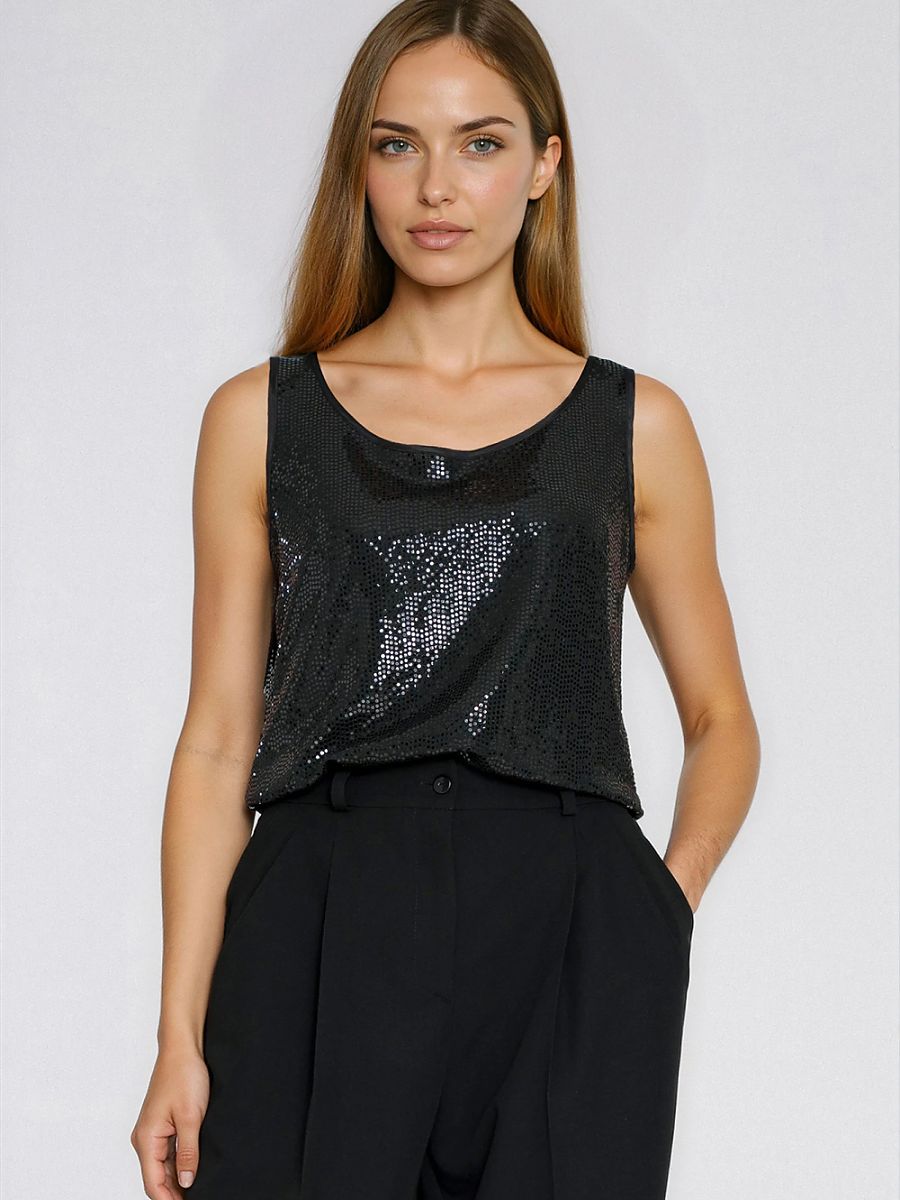 Nife Bluse – schwarz