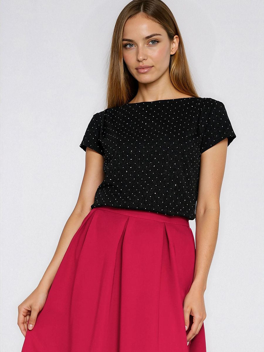 Nife Bluse – schwarz