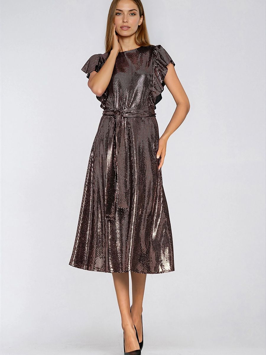 Nife Abendkleid – braun