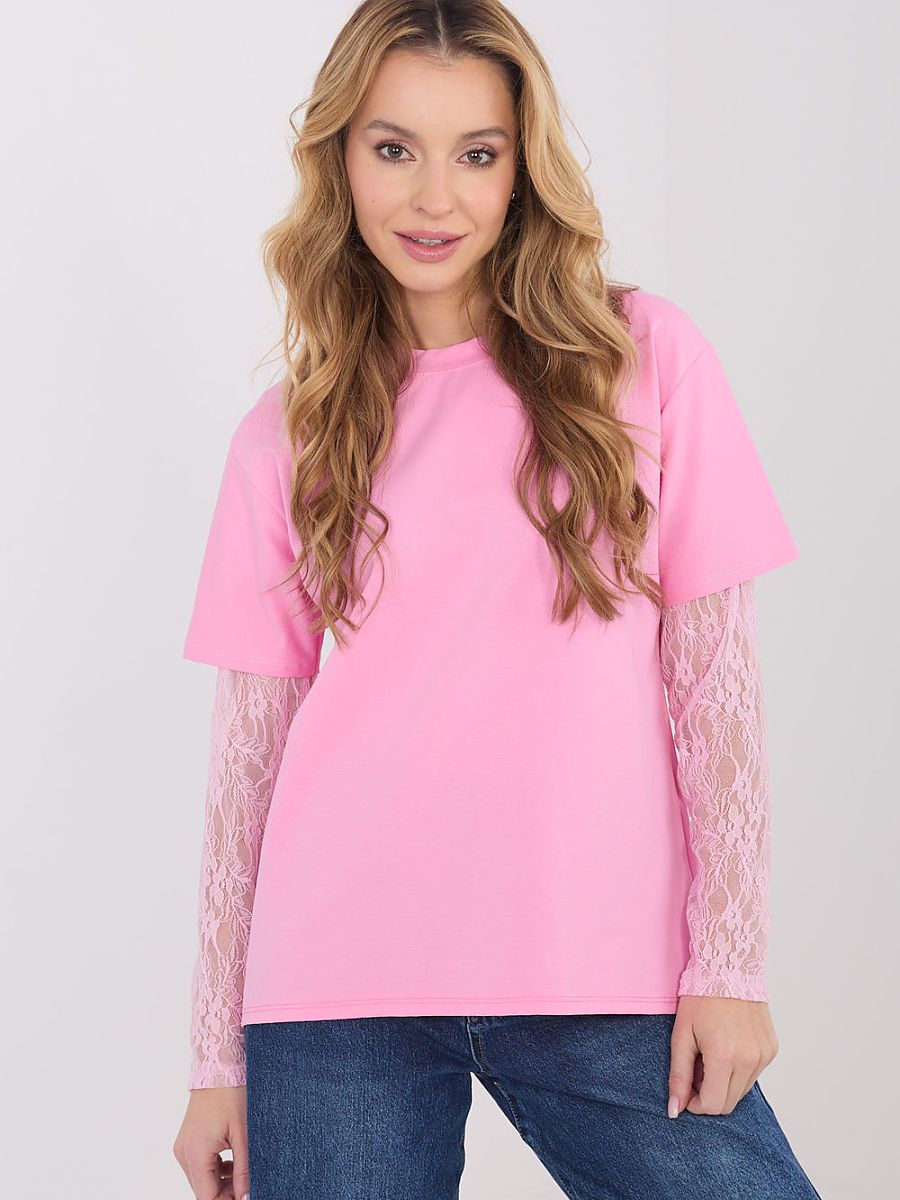 Italy Moda Bluse – rosa