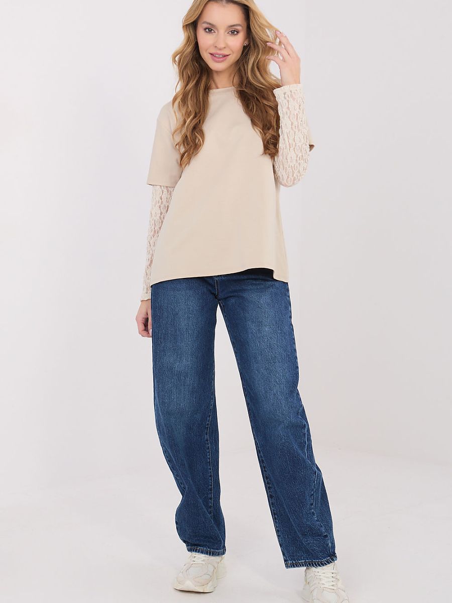 Italy Moda Bluse – beige