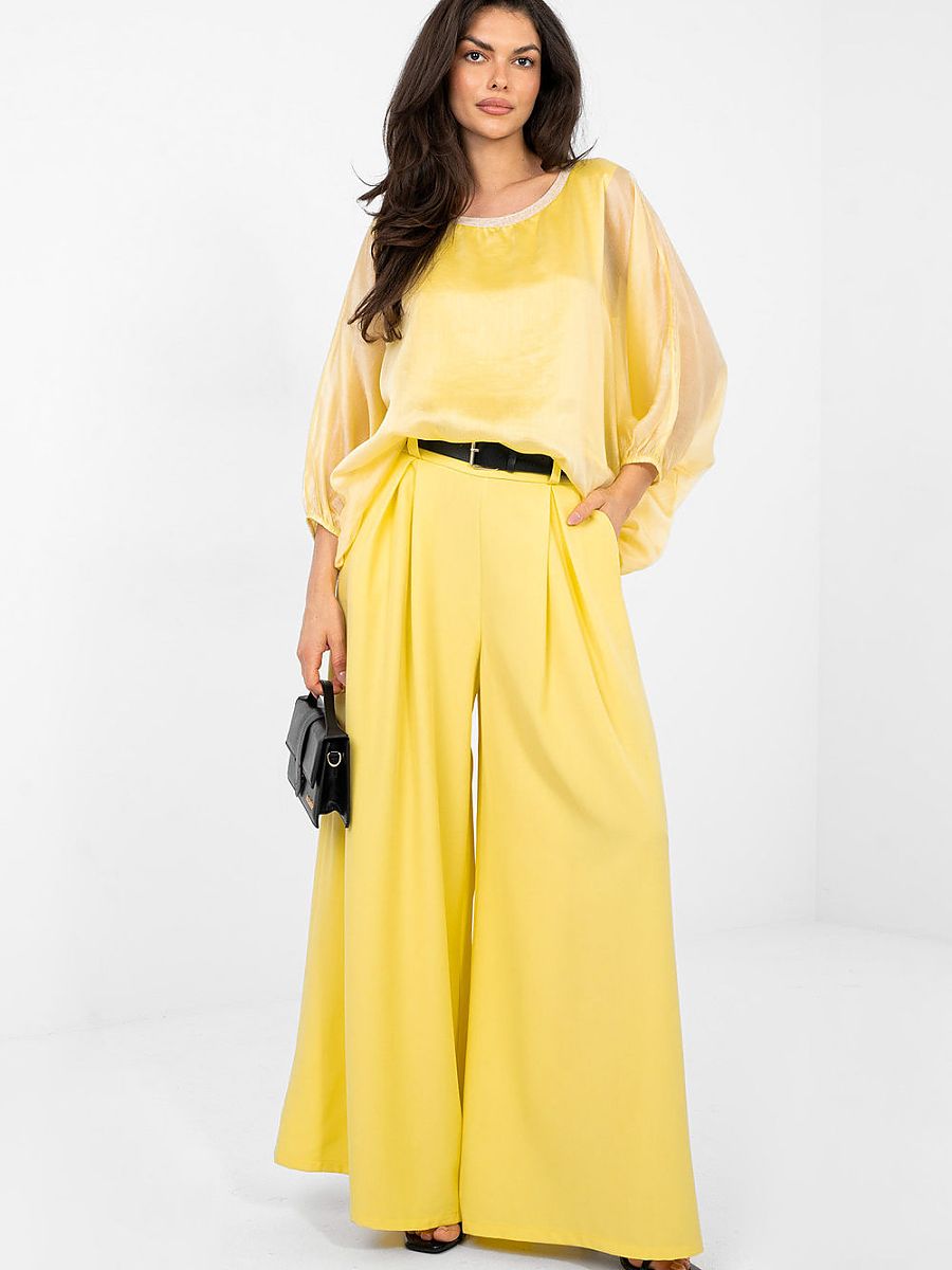Italy Moda Bluse – gelb