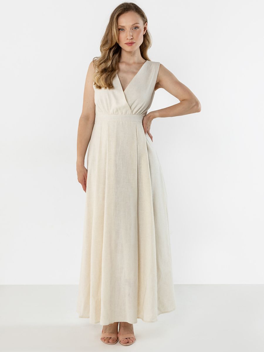 awama Alltagskleid – beige