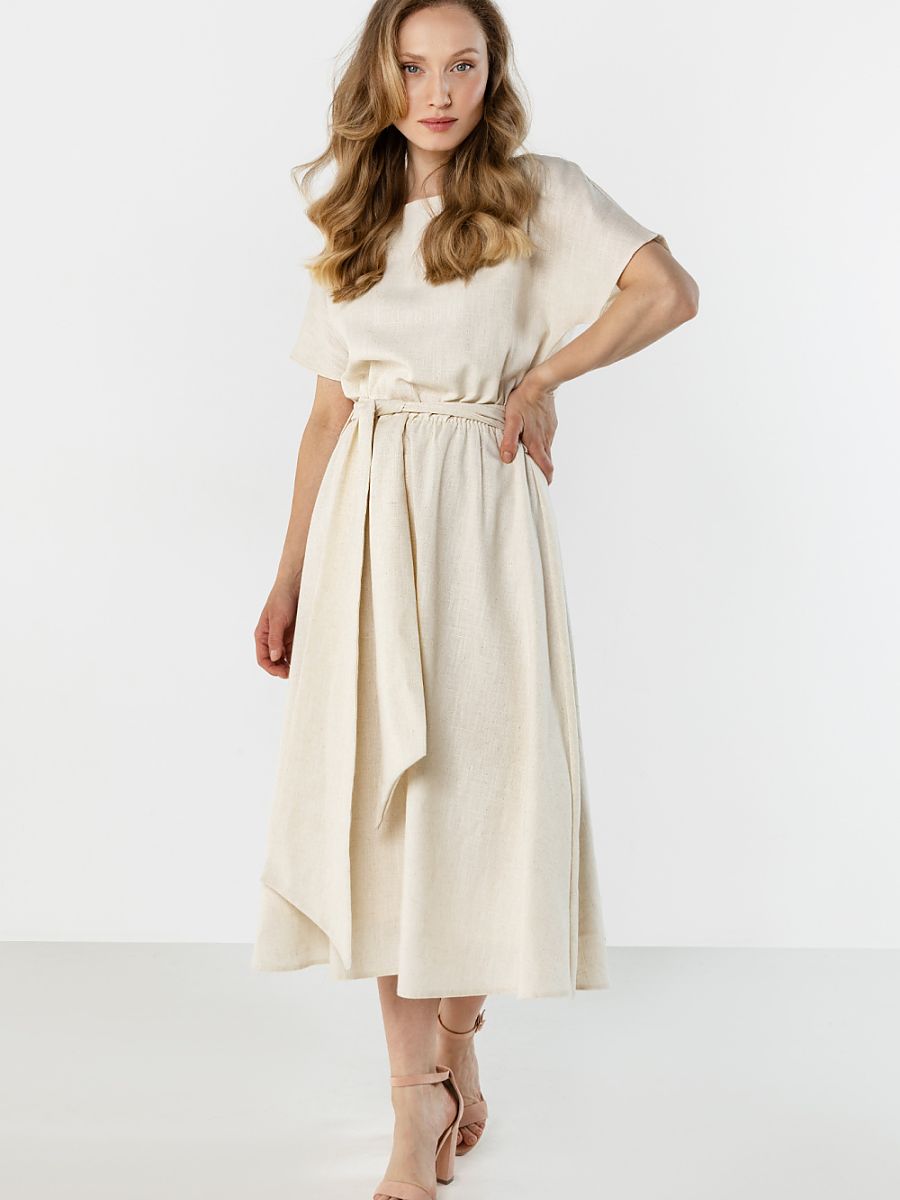 awama Alltagskleid – beige