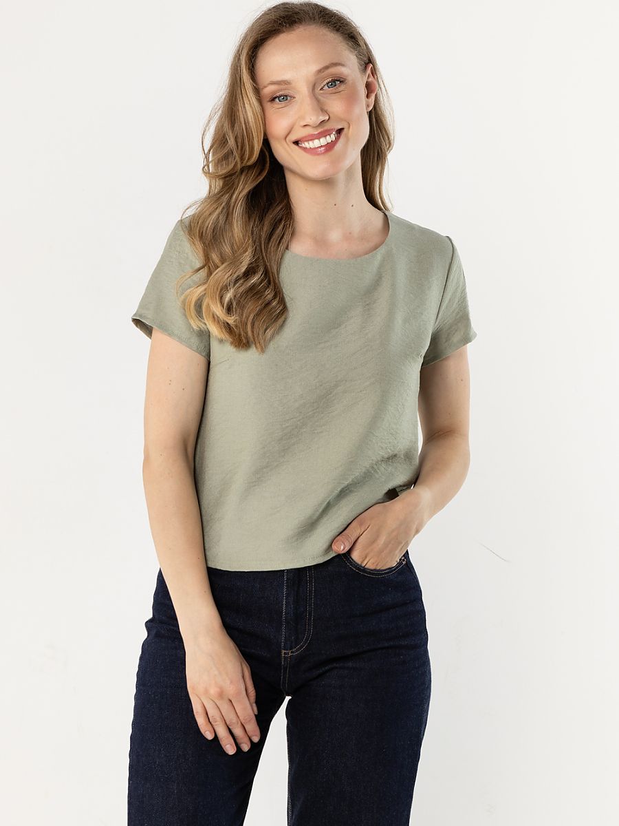 awama Bluse – grün