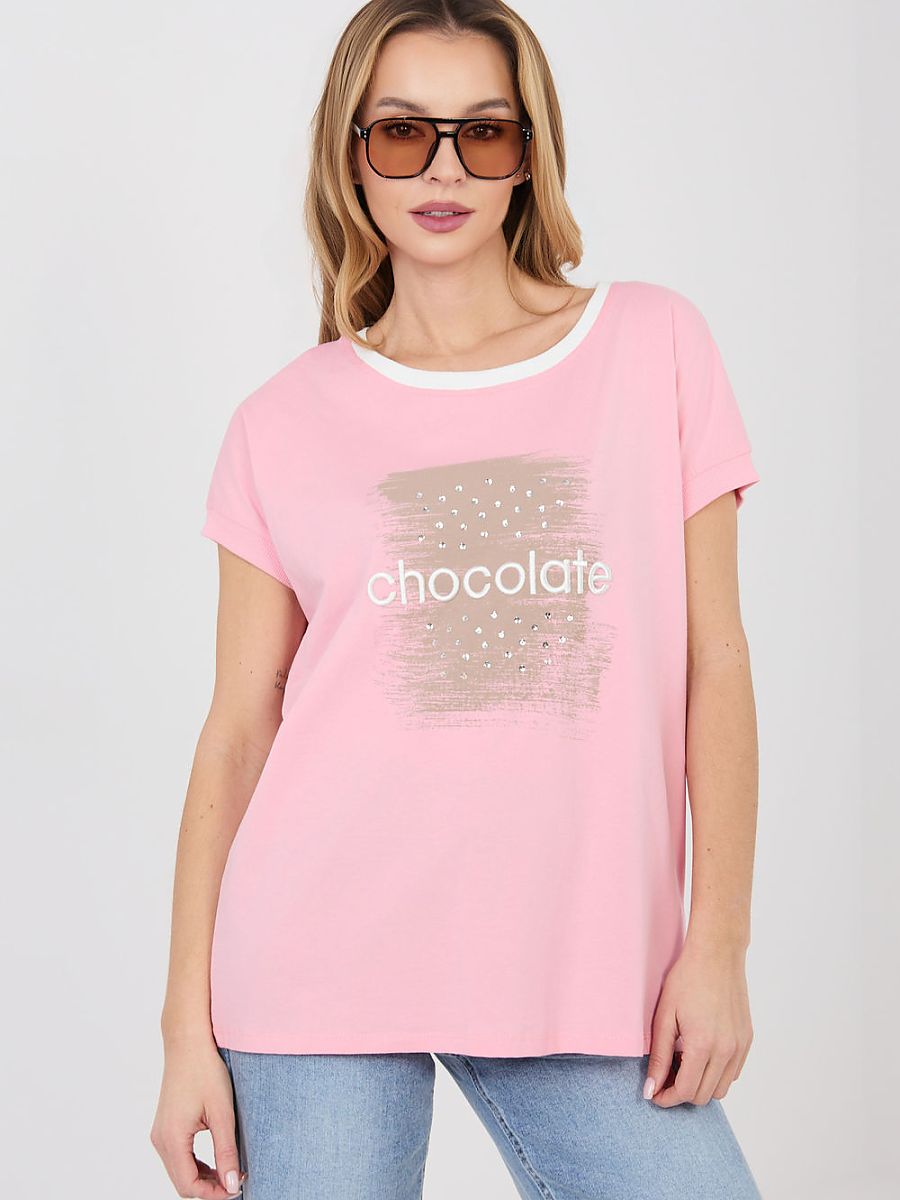 Relevance Bluse – rosa