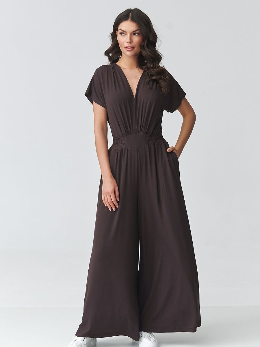 Makadamia Overall – braun
