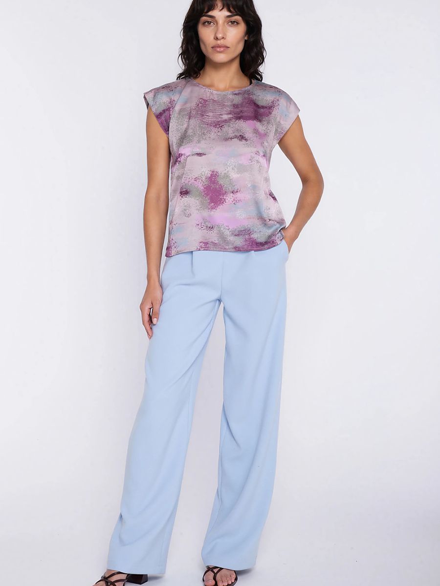 Nife Damen Hose – blau