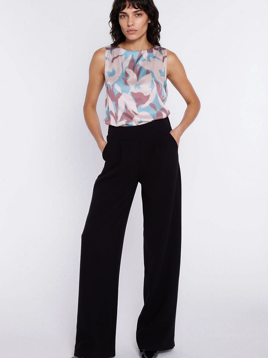 Nife Damen Hose – schwarz
