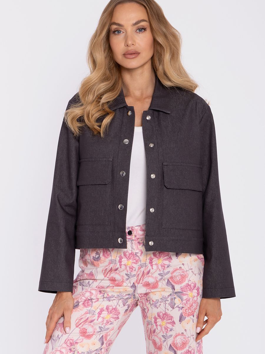 Structured Cotton-Blend Jacket