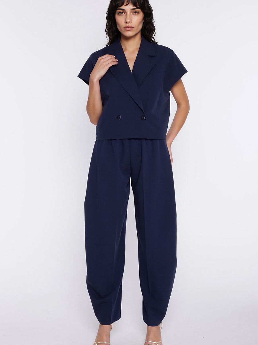Nife Damen Hose – marineblau