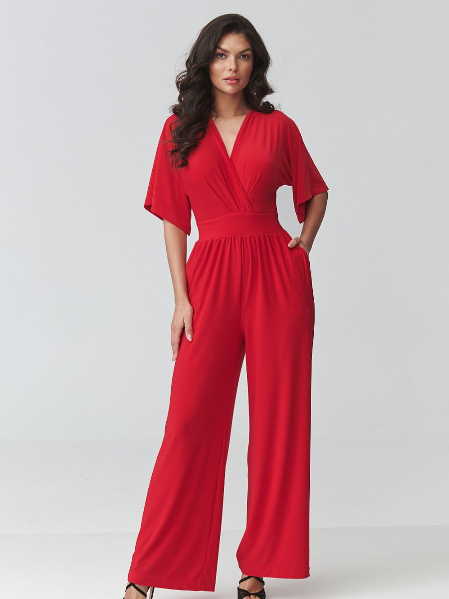 Makadamia Overall – rot